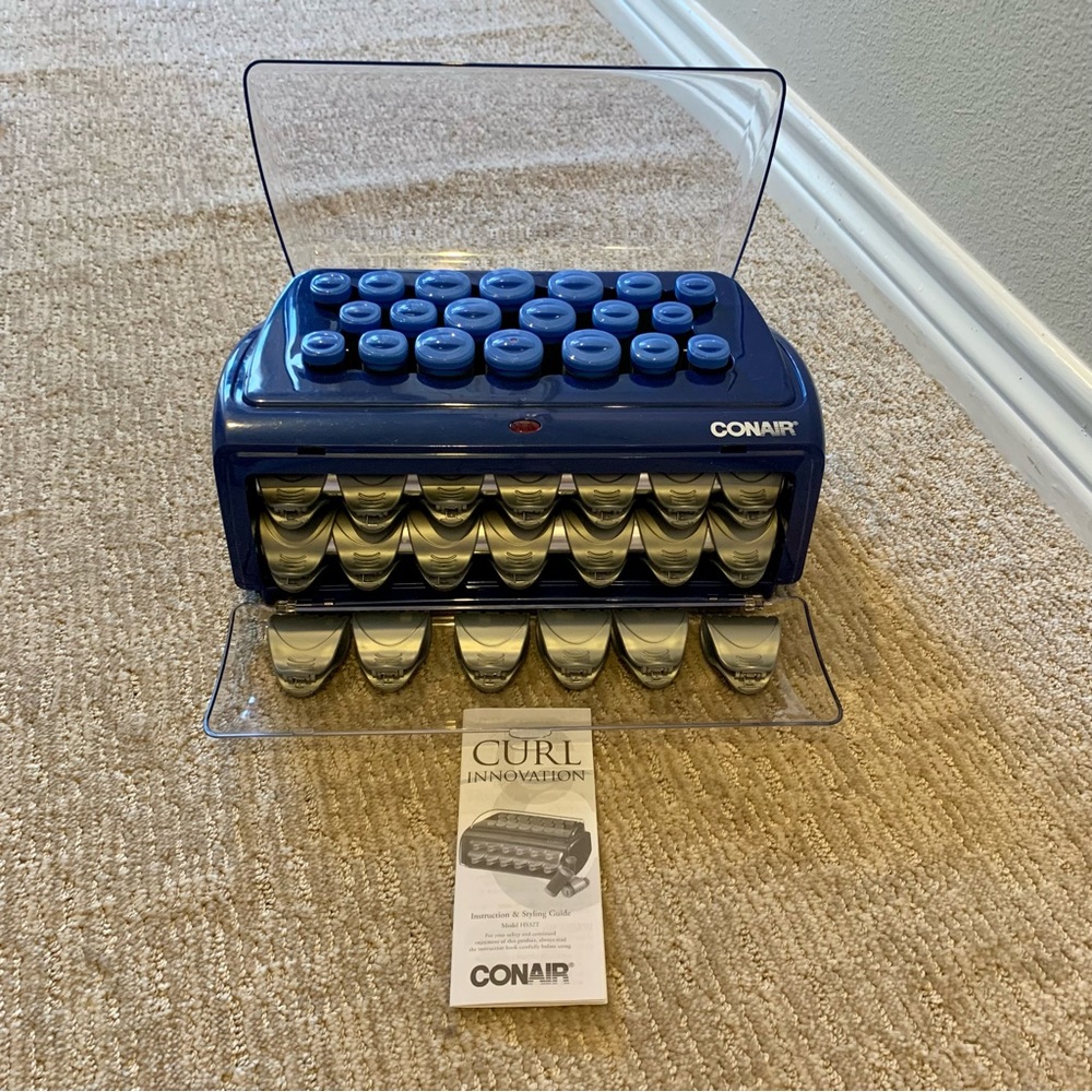 Conair Curl Innovation Hot Rollers Hair Curlers (like new in box)